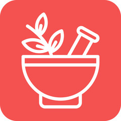 Herbal Massage Icon Style