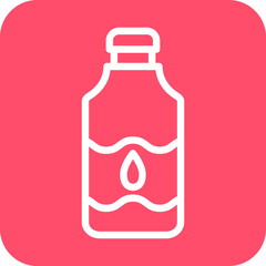 Water Bottle Icon Style