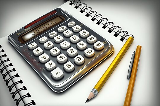 pencil keypad Phone's concept Notebook