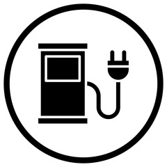 Charging station Vector Icon Design Illustration