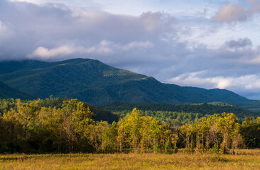 The Cades Cove in the Great Smoky Mountains National Park