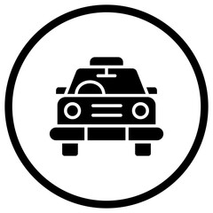 Taxi Vector Icon Design Illustration