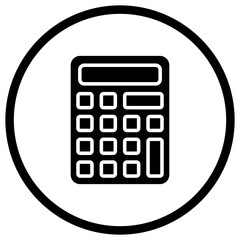 Calculator Vector Icon Design Illustration