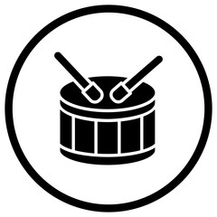 Drum Vector Icon Design Illustration