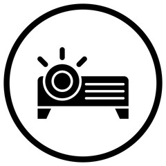 Projector Vector Icon Design Illustration