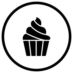 Sweet muffin Vector Icon Design Illustration