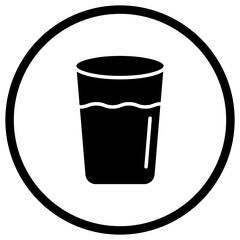 Glass Vector Icon Design Illustration