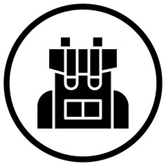 Backpack Vector Icon Design Illustration