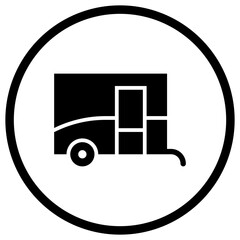 Caravan Vector Icon Design Illustration