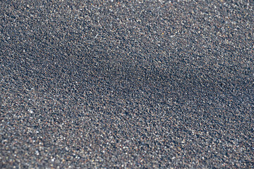 black volcanic sand