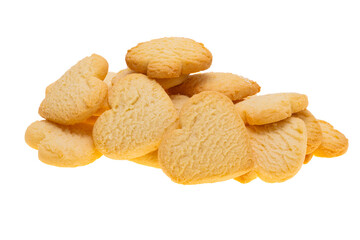 butter cookies isolated