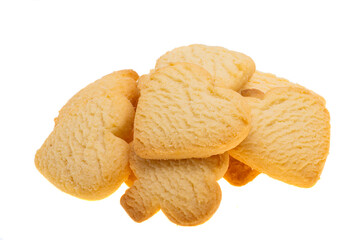butter cookies isolated