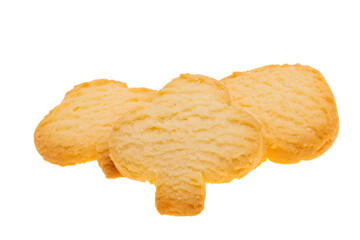 butter cookies isolated