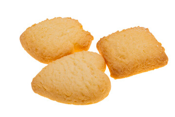 butter cookies isolated