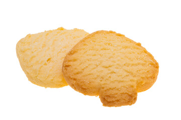 butter cookies isolated