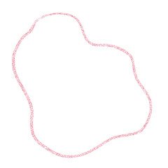 Abstract transparent glitter hand drawn cute scribble