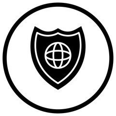 Shield Vector Icon Design Illustration