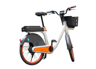 electric bike isolated