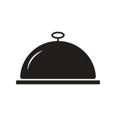 Obraz premium serving lid logo icon