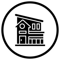 Villa Vector Icon Design Illustration