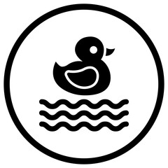 Duck Vector Icon Design Illustration