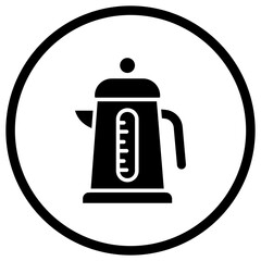 Electric Kettle Vector Icon Design Illustration
