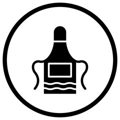 Apron Vector Icon Design Illustration