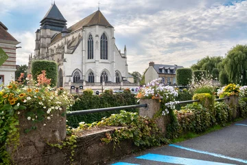 Foto op Canvas House of God flower village France © Agence Plein Format