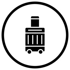 Luggage Vector Icon Design Illustration