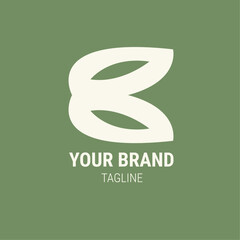 Illustration vector design of alphabet letter B logo