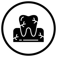 Toothache Vector Icon Design Illustration