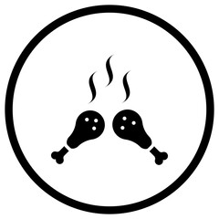 Roast Vector Icon Design Illustration
