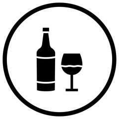 Whiskey Vector Icon Design Illustration