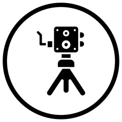 Old camera Vector Icon Design Illustration