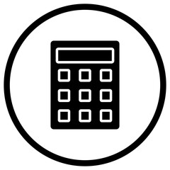 Calculator Vector Icon Design Illustration