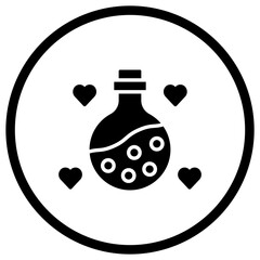 Love Potion Vector Icon Design Illustration