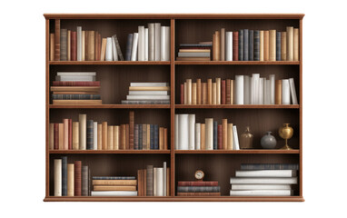 Artistic Reading Accents Decorative Bookmarks on White or PNG Transparent Background.