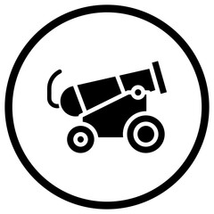 Cannon Vector Icon Design Illustration