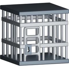 Jail 3d Icon