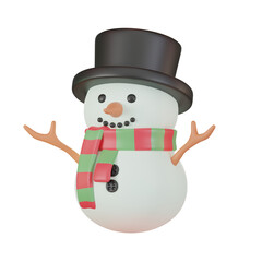 snowman with hat