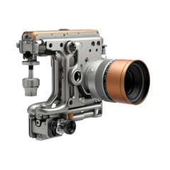 Versatile Attachment Camera L-Bracket on White or PNG Transparent Background.