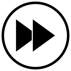 Forward Vector Icon Design Illustration