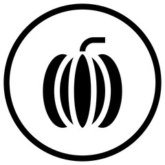 Pumpkin Vector Icon Design Illustration