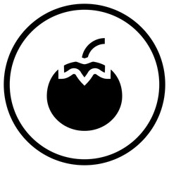 Tomato Vector Icon Design Illustration