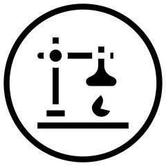 Bunsen Burner Vector Icon Design Illustration