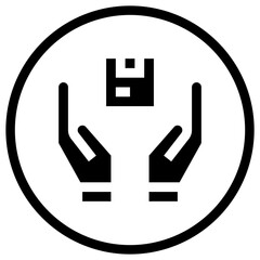 Parcel Handling Vector Icon Design Illustration