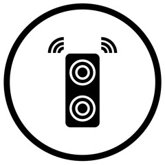 Speaker Vector Icon Design Illustration