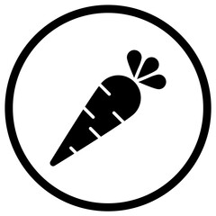 Carrot Vector Icon Design Illustration