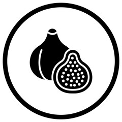 Fig Vector Icon Design Illustration