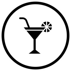 Martini Vector Icon Design Illustration